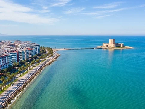 Apartments for sale in Kızkalesi, Erdemli. Explore seaside residences, modern homes, and investment opportunities in this historic coastal town of Mersin, Turkey.