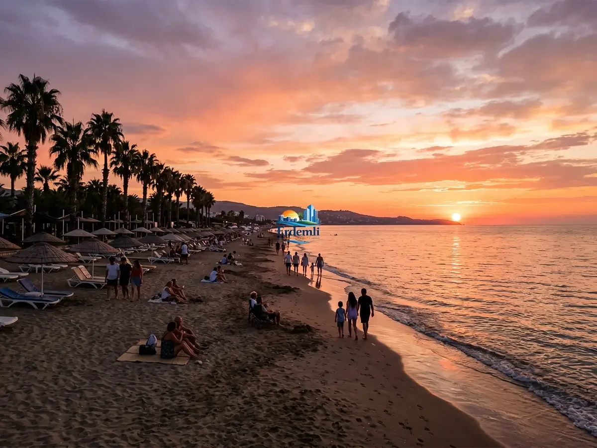 tomuk beach sunset